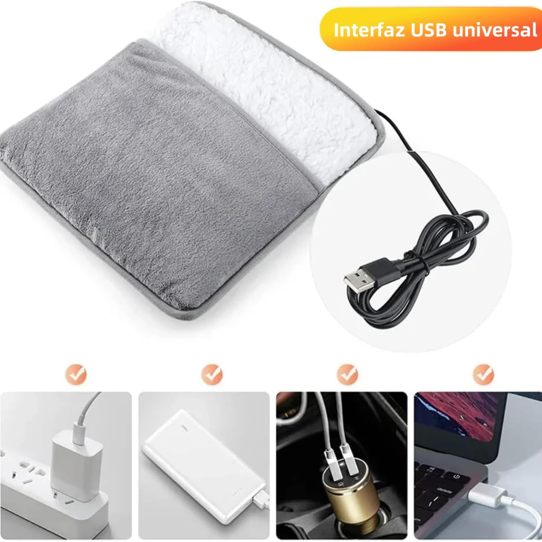 Almohadilla Térmica para Pies con Calefacción USB